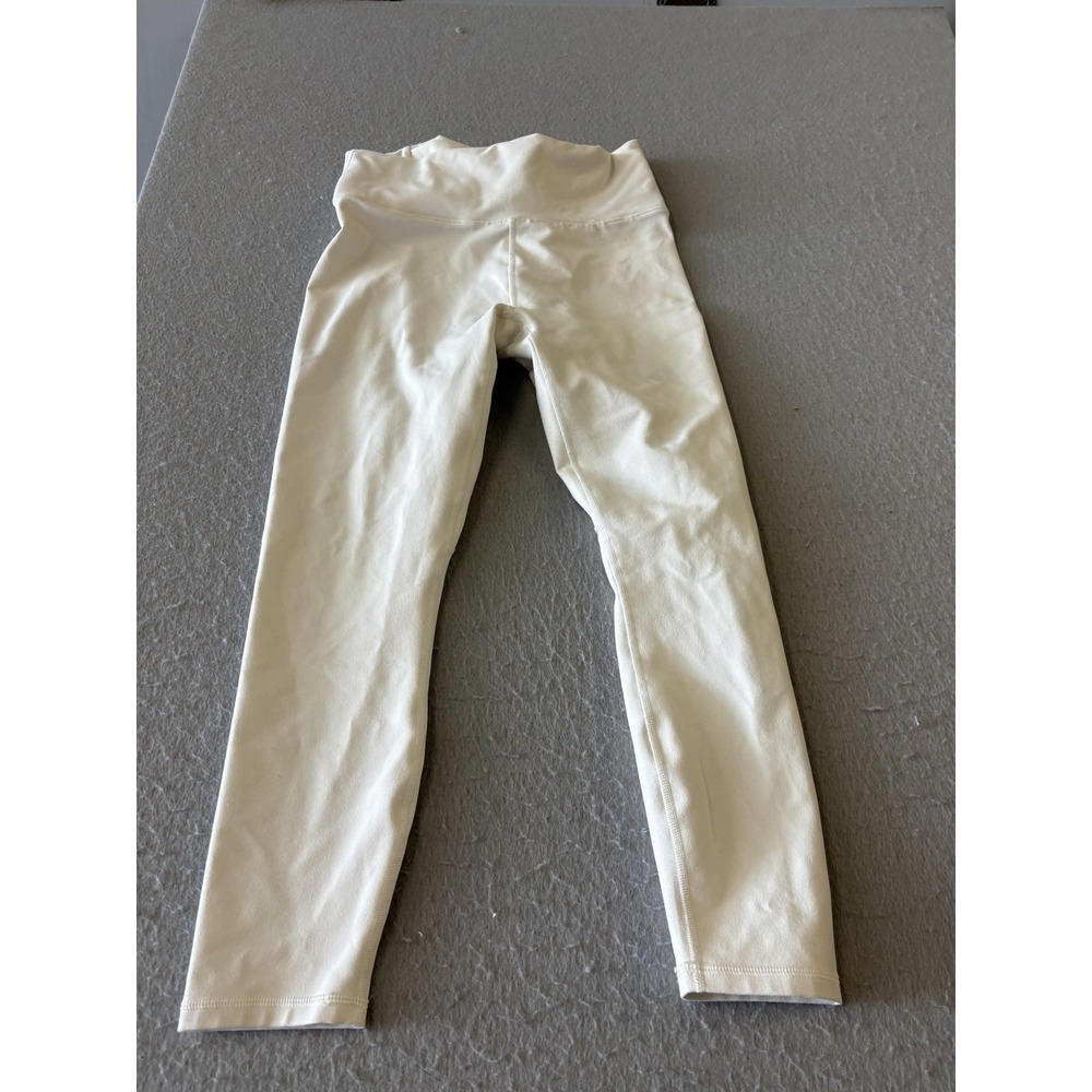 Fabletics Leggings Womens Small White PowerHold High‎ Waist Ankle Yoga Pants